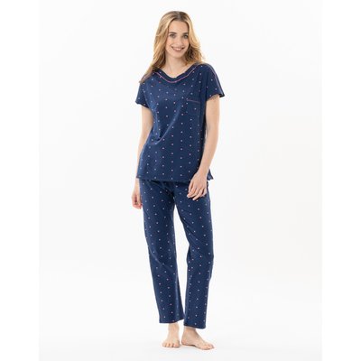 Pyjama en coton élasthanne AMORE 702 LE CHAT