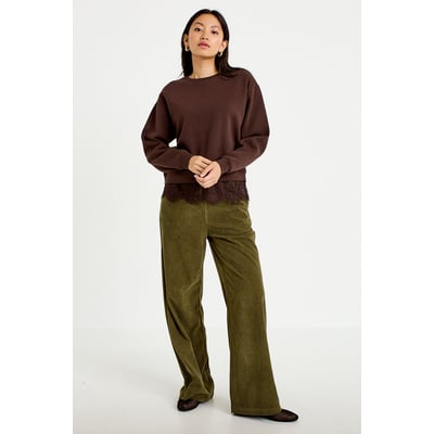 Pantalon bootcut taille standard velours CACHE CACHE