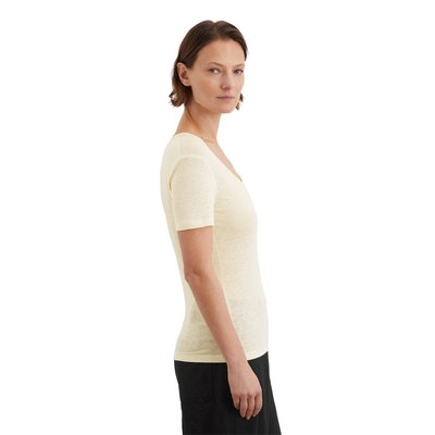 T-shirt regular en mélange de lin et de lyocell MARC O'POLO