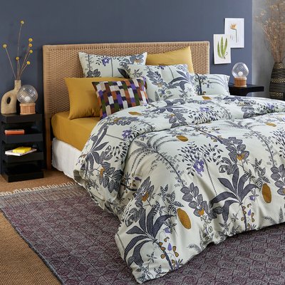 Kampong Tropical 100% Cotton Satin 300 Thread Count Duvet Cover LA REDOUTE INTERIEURS