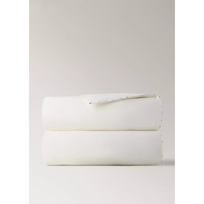 Housse de couette berceau 100 % coton brodée MANGO HOME