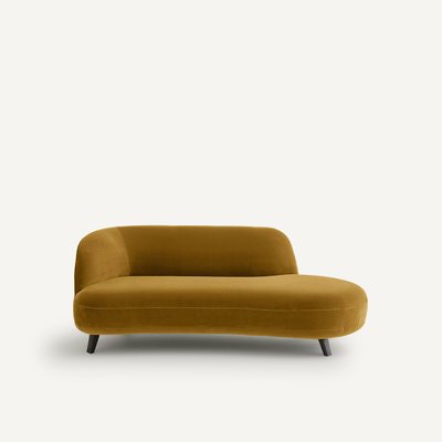 Divano Dormeuse velluto, design Rosebury E.Gallina AM.PM