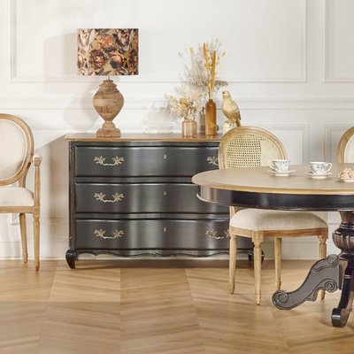 Commode 3 tiroirs plateau en chêne SERRENA ROBIN DES BOIS