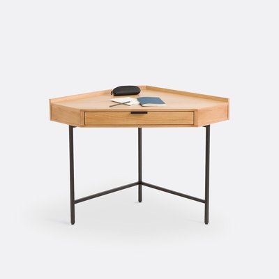 Bureau console d'angle 1 tiroir, Volga LA REDOUTE INTERIEURS