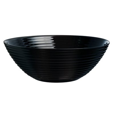 Saladier noir 27cm Harena - Luminarc - Verre opale extra résistant LUMINARC