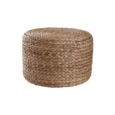 Pouf rond en jacinthe AUBRY GASPARD