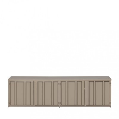 Meuble TV 4 portes en métal L160cm- LEVEL WOOOD