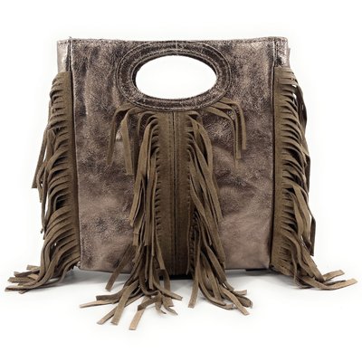 Sac à main en cuir irisé italien ENOLA OH MY BAG