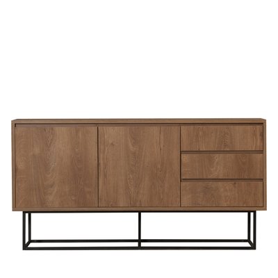 Buffet 2 portes en bois et métal L140cm- ROA DRAWER
