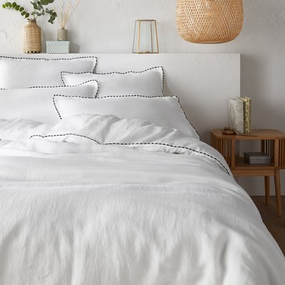 Bettbezug Léone, gewaschenes Leinen LA REDOUTE INTERIEURS