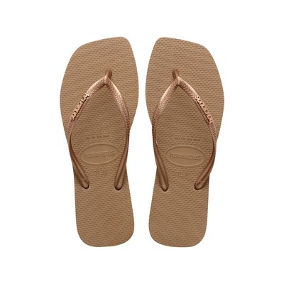 Infradito Slim Square Logo Metallic HAVAIANAS