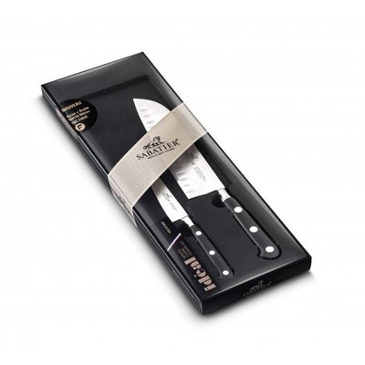 Coffret Sabatier Idéal inox 2 couteaux forgés made in France pour vot SABATIER