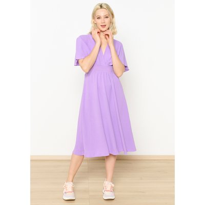 Robe mi-longue à col V LOLALIZA