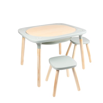 Table de jeux 4 en 1 avec 2 tabourets ACTIVE TOTS
