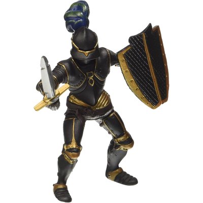 Figurine Chevalier en armure noire PAPO