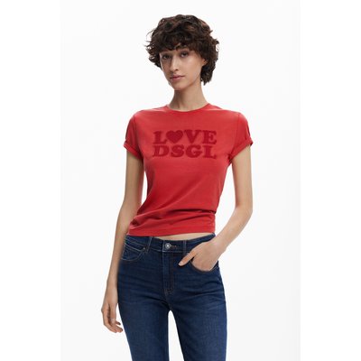 T-shirt uni texte DESIGUAL
