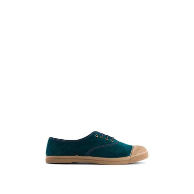 Tennis à lacets en velours BENSIMON