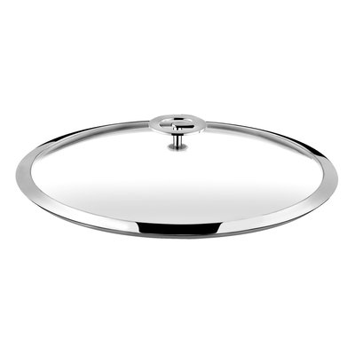 Couvercle en verre trempé et inox - UNIVERSEL CUISINOX
