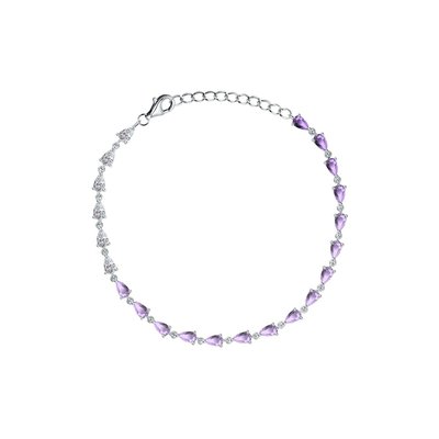 Bracelet en argent 925 et oxyde de zirconium CLEOR