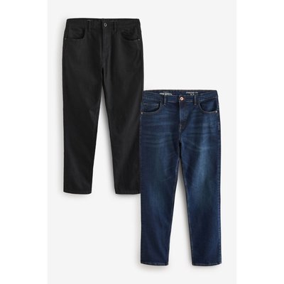 Jean stretch classique, lot de 2 NEXT