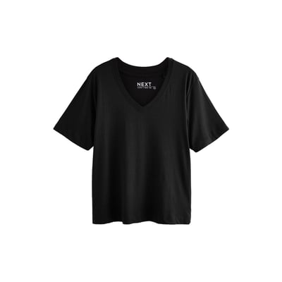 T-shirt coupe large à col en v modal NEXT