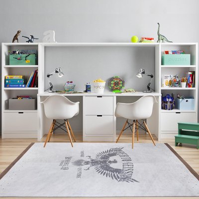 Tapis enfant tissé TATENMIL UN AMOUR DE TAPIS