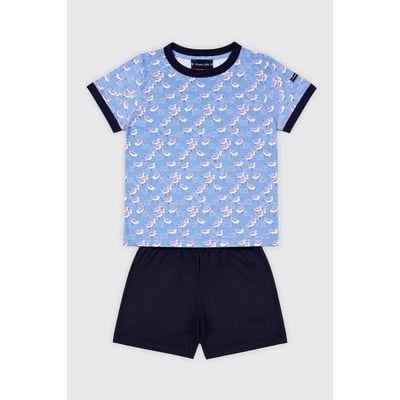 Coton Pyjashort oiseaux pour enfant ARMOR-LUX