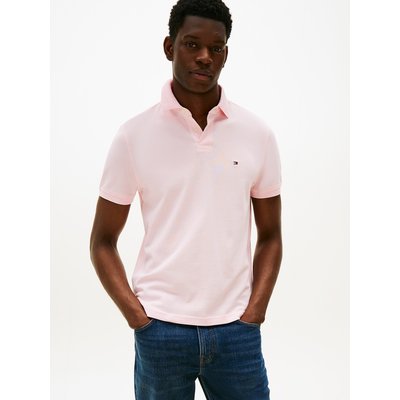 Polo droit stretch col 2 boutons TOMMY HILFIGER