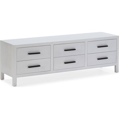 Meuble TV bois de cèdre  et métal  design moderne RECOLLECTION