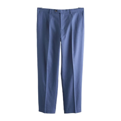 Pantalon de costume décontracté lin mélangé NEXT