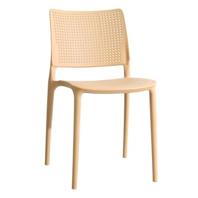 Chaise de terrasse en plastique, RIGA OVIALA