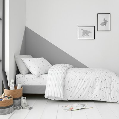 Stars 100% Cotton Duvet Cover and Pillowcase Set BIANCA FINE LINENS