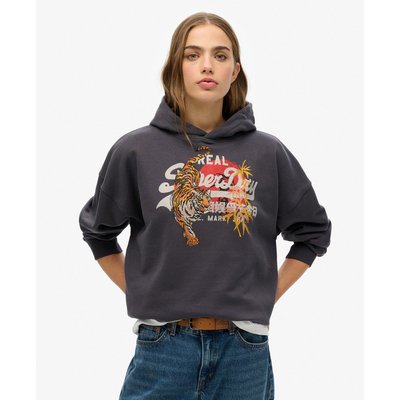 Sweat à capuche décontracté Tokyo Vintage Logo SUPERDRY