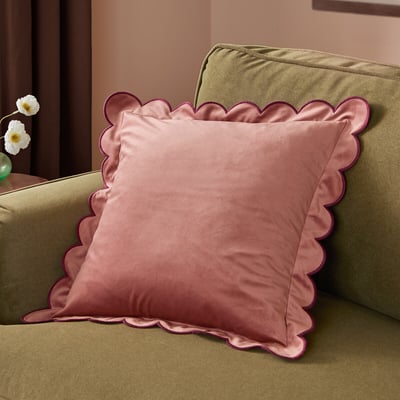 Lil Scallop Velvet Filled Cushion FURN.