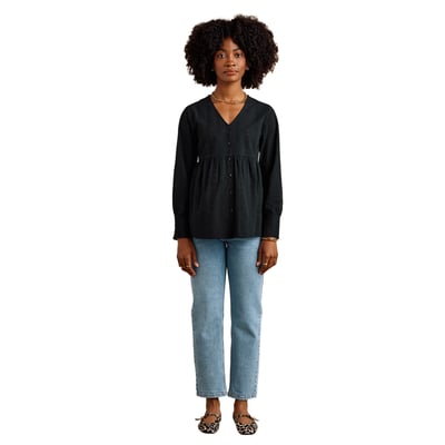 Blouse grossesse et allaitement en broderie anglaise ENVIE DE FRAISE