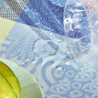 Nappe pur coton enduit MILLE RAINURES GARNIER-THIEBAUT