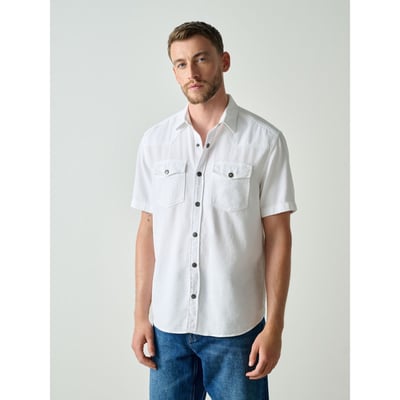 Chemise style western texturée à deux poches NEXT