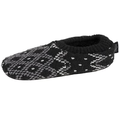 Chaussettes d'intérieur maille jacquard, picots antidérapants ISOTONER
