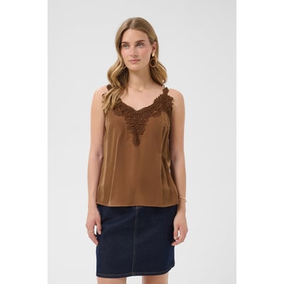 Haut en jersey sans manches CREAM