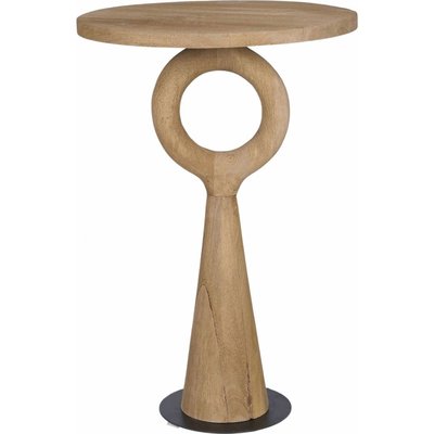 Table dappoint en bois de manguier naturel style contemporain RECOLLECTION
