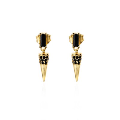 Boucles d'oreilles avec strass pour oreilles percées LORETA HIPANEMA