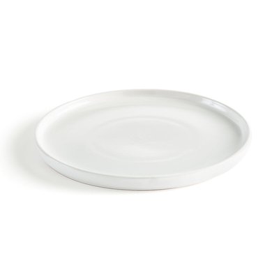Lot 4 assiettes plates en grès ELINOR LA REDOUTE INTERIEURS
