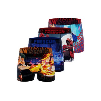 Lot De 4 Boxers Microfibre FREEGUN