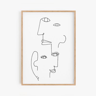 Les demoiselles, affiche seule 30x40cm COTTON BIRD