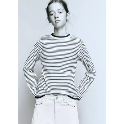 Jean style jupe-culotte clouté MANGO KIDS