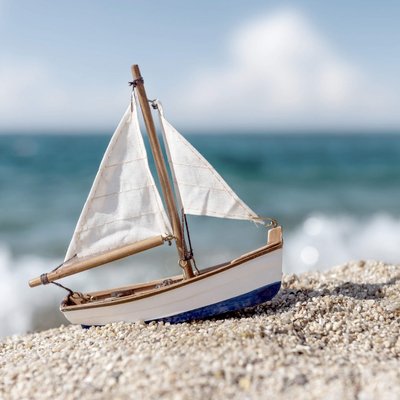 Tableau Mural Petit Bateau PLAGE CEANOTHE