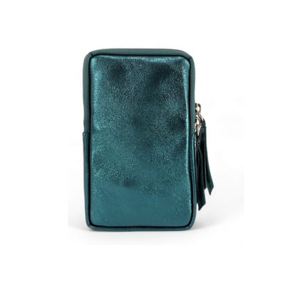 Pochette bandoulière en cuir irisé LOUVRE OH MY BAG