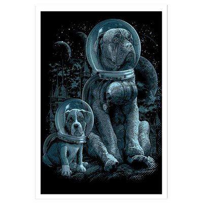 Affiche enfant la maison nous manquait HEXOA