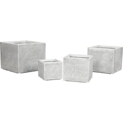 Cache-pot design  en magnesia style moderne terrasse jardin RECOLLECTION