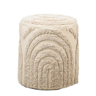Pouf tissu ,style scandinave, IZMIR NORDLYS